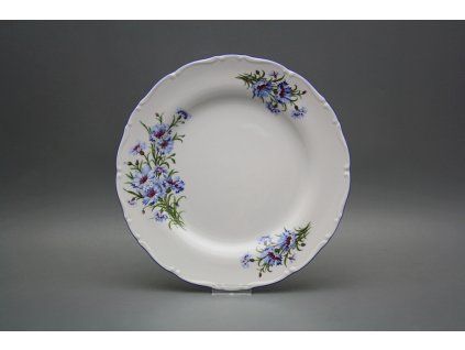 Talíř mělký 25cm Ofélie Chrpy CAL č. 1