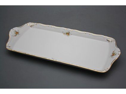 Podnos čtyřhranný 38cm Marie Louise Čajové růžičky GL LUX č. 1