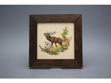 Obrázek 20x20cm Jelen řvoucí eTHB č. 1