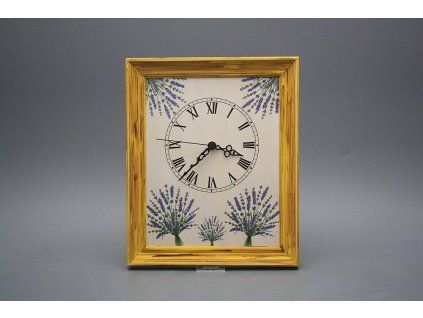 Nástěnné hodiny 25x30cm Levandule cHM č. 1