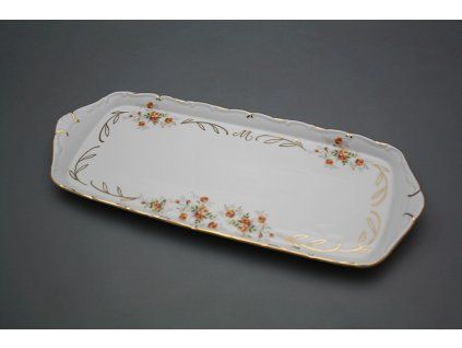 Dárkový podnos s monogramem 37cm Verona Čajové růžičky GL č. 1