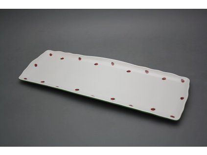 Podnos čtyřhranný 45cm Rokoko Berušky AZL č. 1
