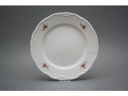 Talíř mělký 25cm Marie Louise Růžičky růžové EBB č. 1