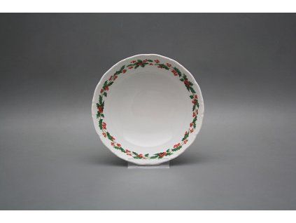 Miska kompotová 16cm Ofélie Vánoce Cesmína KBB č. 1