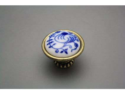 Rustikální úchytka Bohemia 40mm Cibulák Granátové jablko č. 1