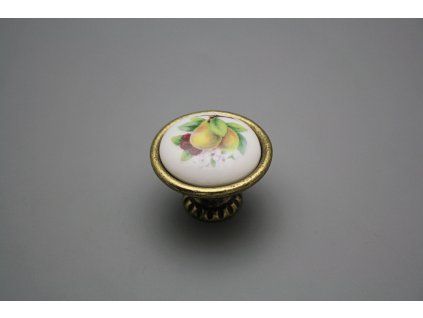 Rustikální úchytka Bohemia 40mm Ovoce č. 1