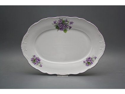Ovál 32cm Verona Fialky CFL č. 1
