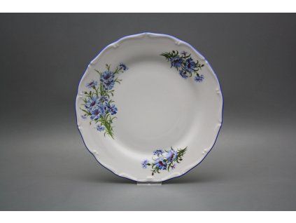 Talíř mělký 25cm Verona Chrpy CAL č. 1