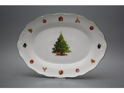 Ovál 32cm Verona Christmas Tree JZL č. 1