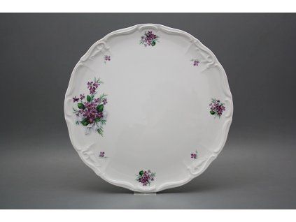 Dortový talíř 32cm Marie Louise Viola s mašlí KBB č. 1