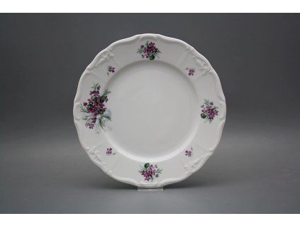 Talíř mělký 25cm Marie Louise Viola s mašlí KBB č. 1