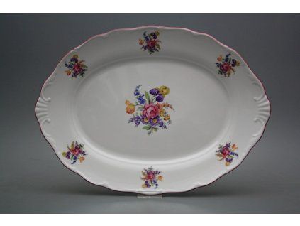 Ovál 40cm Verona Kytice s kosatcem FRL č. 1