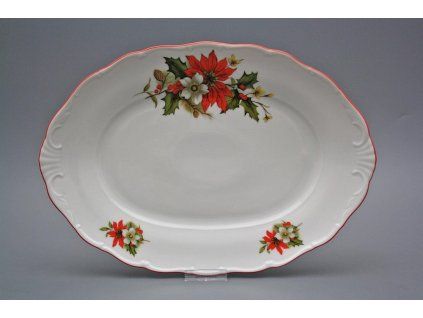 Ovál 32cm Verona Vánoční hvězda CCL č. 1