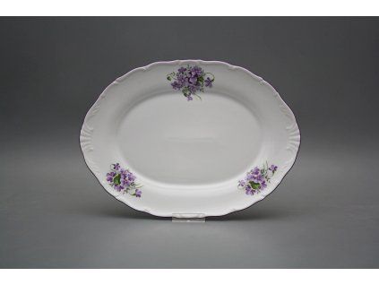 Ovál 28cm Verona Fialky CFL č. 1