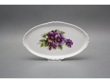 Podnos Mini oválný 20cm Macešky BB č. 1