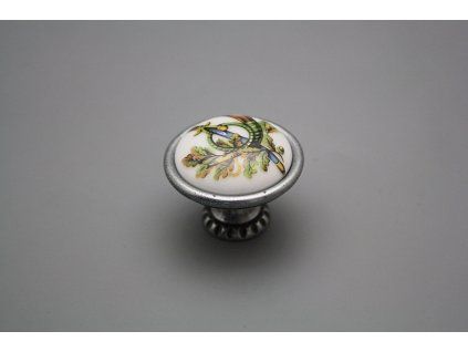 Rustikální úchytka Bohemia 40mm Lesní roh FV č. 1