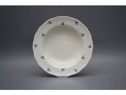 Talíř hluboký 23cm Ofélie IVORY Pomněnky Házenky ABB č. 1