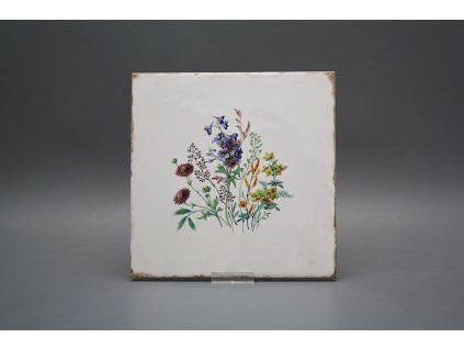 Obklad Forli Blanco 20x20cm Kvetoucí louka motiv D č. 1