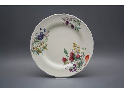 Talíř mělký 25cm Ofélie IVORY Kvetoucí louka CBB č. 1
