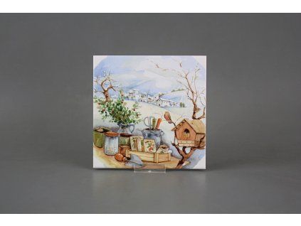 Obklad 15x15cm Roční období - Zima WM č. 1
