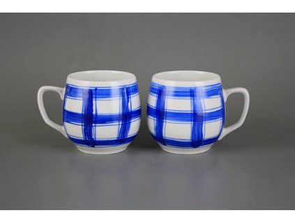 Hrnek Baňák 0,3l Kanafas azurový BB č. 1