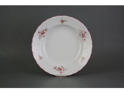 Talíř hluboký 24cm Opera Růžičky růžové SM ARL č. 1