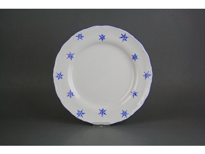 Talíř mělký 25cm Ofélie Vánoční vločka AAL č. 1