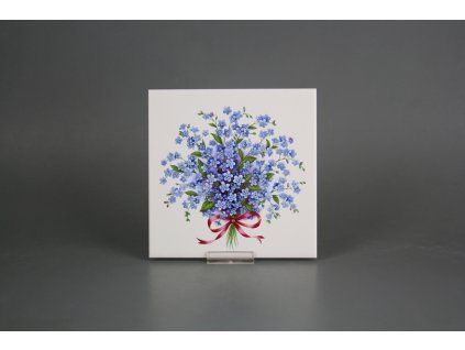 Obklad 15x15cm Pomněnky motiv L WM č. 1