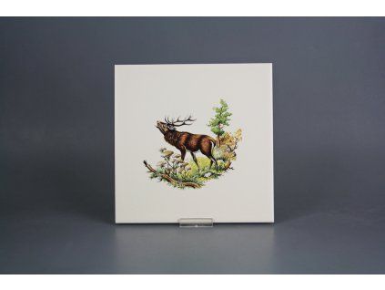 Obklad 20x20cm Jelen řvoucí LBM č. 1