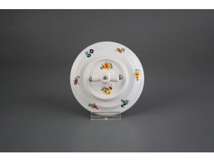 Porcelánový otočný vypínač č. 6 (č. 1) kompletní Házenky BBB č. 1
