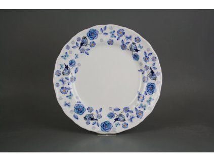 Talíř mělký 25cm Ofélie Blue Bird Garden č. 1