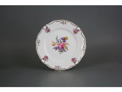 MLOKYK TALÍŘ DEZERTNÍ 19CM MARIE LOUISE KYTICE S KOSATCEM GGL LUX