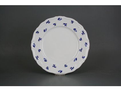 MLOLKH TALÍŘ MĚLKÝ 25CM MARIE LOUISE LUČNÍ KVÍTÍ HÁZENKY APL