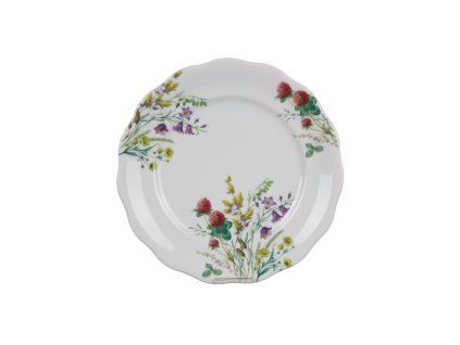 ALWKVL TALÍŘ MĚLKÝ 24CM ALASKA KVETOUCÍ LOUKA MOTIV C CBB