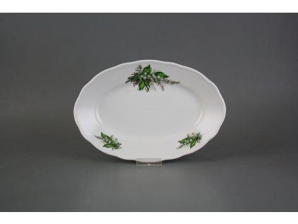 ROKKON OVÁL 24CM ROKOKO KONVALINKY CBB