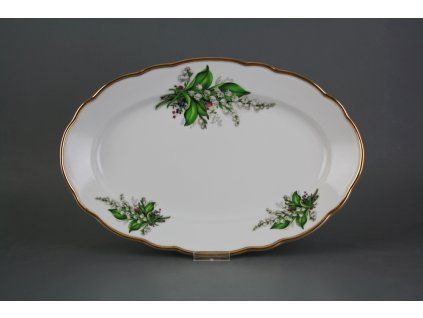 ROKKON OVÁL 35CM ROKOKO KONVALINKY CGL LUX