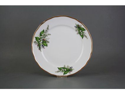 ROKKON TALÍŘ MĚLKÝ 26CM ROKOKO KONVALINKY CGL LUX