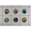 Sada obkladů Forli Blanco 15x15cm 6dílná Ovoce 95 č. 1